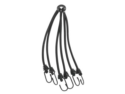 Gumicuk upínací "pavouk" (6 háků) 8mm x300 mm, črn + sleva na další nákup