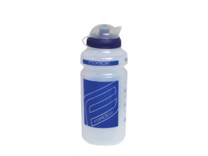 LÁHEV FORCE "F" 0,5 L, ČIRÁ/MODRÝ POTISK