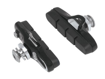 Gumičky brzd F silniční výměnné CNC, černé 55mm