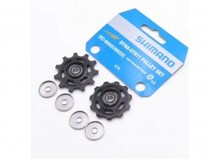 Shimano - Shimano XTR RD-M9000/M9050 - Y5PV98160 kladky do přehazovačky 11/11 zubů balení 1 pár/horní + spodní/