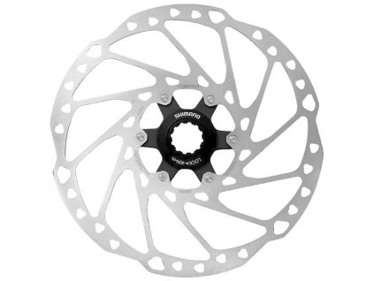 Shimano - Shimano DEORE SM-RT64 brzdový kotouč 203mm Center Lock + závěrná matice