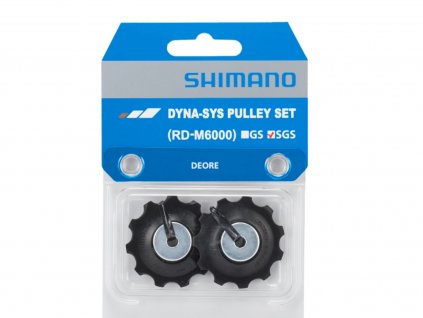 Shimano - Kladky do přehazovačky Shimano RD-M6000-SGS balení 1 pár/horní + spodní/