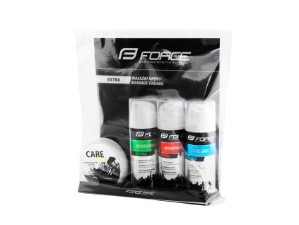 Sada sportovních krémů FORCE 3+1 ks