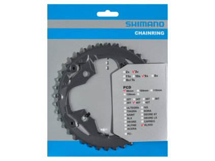 Shimano - Shimano FC-M4000 převodník 40z - 9s, 4packa