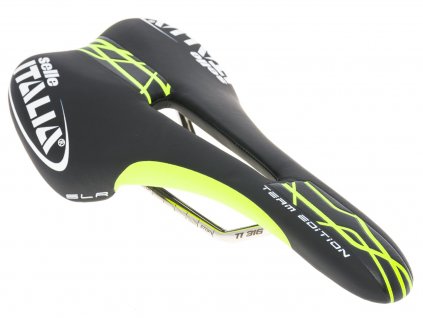 Selle Italia - Selle Italia SLR Team Edition Flow Titan sedlo černožluté