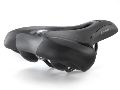 Selle Monte Grappa - Sedlo městské Selle Monte Grappa Lyra Plus , barva černá 255x192mm