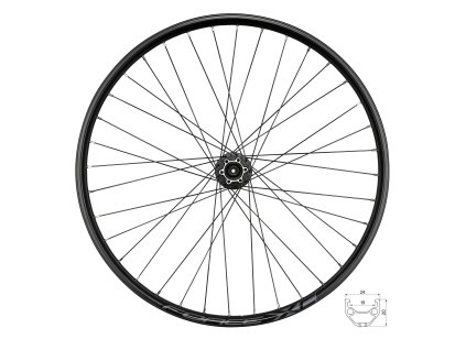 Kolo přední FORCE XC DISC 584x19 HBM475 6d 36d