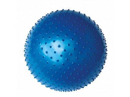 YATE Gymball - 65 cm s výstupky modrý