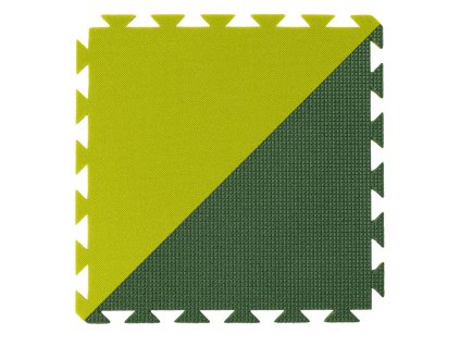 YATE PĚNOVÝ KOBEREC hrášková/tm. zelená 43x43x1,0 cm