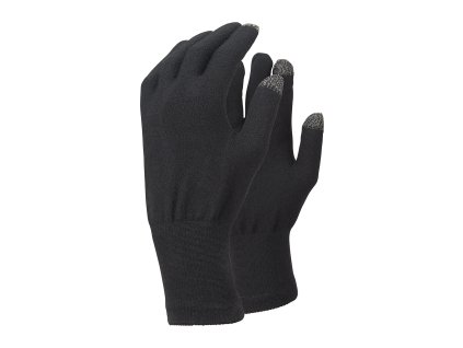TREKMATES MERINO TOUCH rukavice černá