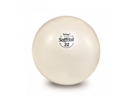LEDRAGOMMA TONKEY SOFFBALL Maxafe míč 22 cm, smetanová