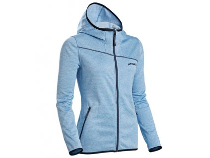 ATOMIC W MICROFLEECE HOODIE Light Blue vel. S  + sleva na další nákup