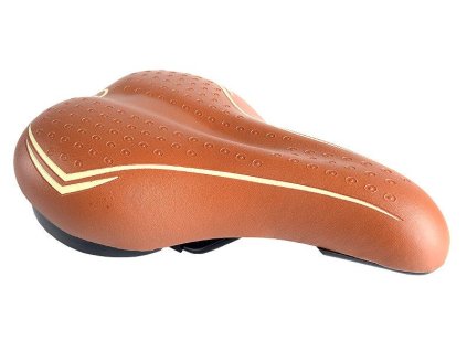 - Sedlo Soft Comfort turistické pánské s elastomerem, hnědé
