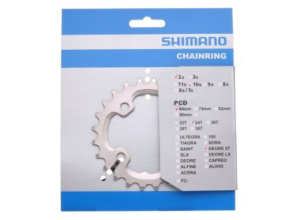 Shimano - Shimano XT FC-M785 převodník 24z - 10s, 4packa