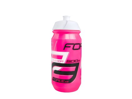 Láhev FORCE SAVIOR 0,5 l, růžovo-bílo-černá
