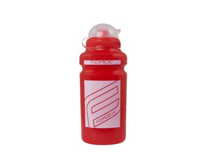 LÁHEV FORCE "F" 0,5 L, ČERVENÁ/BÍLÝ POTISK