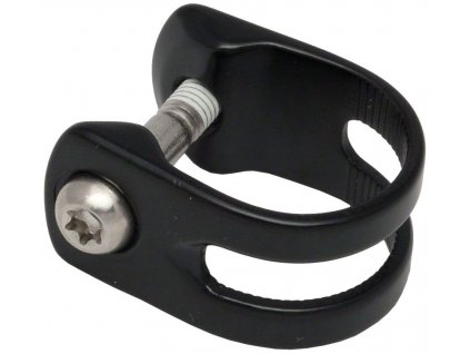DISC BRAKE LEVER CLAMP - (DISCRETE) BLACK (STAINLESS STEEL BOLT T25)-GUIDE ULT/RSC/RS/RE/R