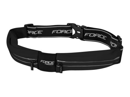 OPASEK BĚŽECKÝ FORCE POUCH, ČERNÝ