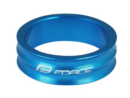 Podložka FORCE 1 1/8" AHEAD 10 mm Al, modrá + sleva na další nákup