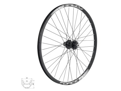 Kolo zadní FORCE BASIC DISC 559x19 F804333-6d 32d