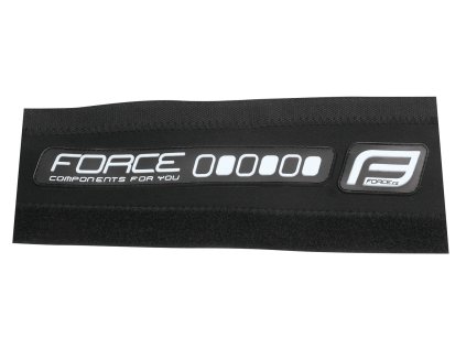 Kryt pod řetěz FORCE RUBBER neoprén 9,5cm,čer-bílý