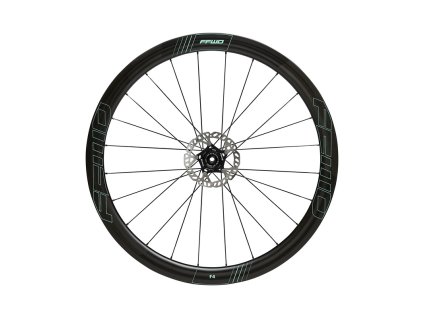 Karbonová kola F4D (45MM), náboje DT350 2:1, barva Celeste, plášť
