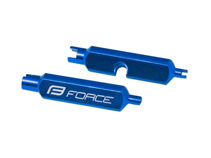 KLÍČ FORCE NA VLOŽKY AV/FV VENTILKŮ, HLINÍK, MODRÝ