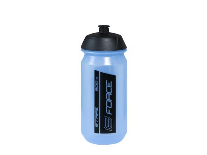 LÁHEV FORCE STRIPE 0,5 L, TRANSPAR.MODRÁ-ČERNÁ