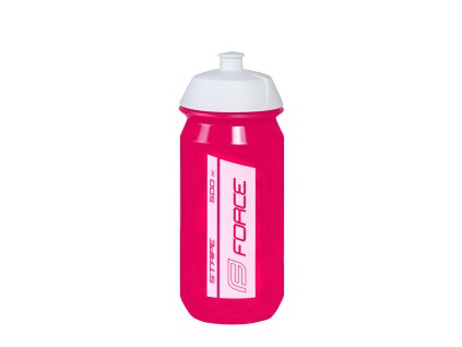 LÁHEV FORCE STRIPE 0,5 L, RŮŽOVO-BÍLÁ