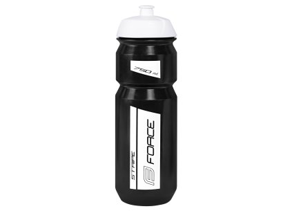LÁHEV FORCE STRIPE 0,75 L, ČERNO-BÍLÁ