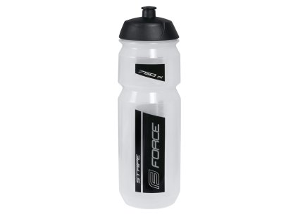 LÁHEV FORCE STRIPE 0,75 L, TRANSPARENTNÍ-ČERNÁ