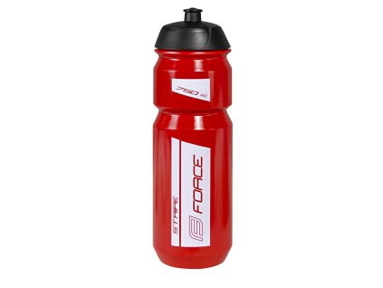 LÁHEV FORCE STRIPE 0,75 L, ČERVENO-BÍLÁ