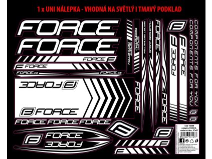 Nálepky FORCE REN na rám, 37x27cm, UV lak + sleva na další nákup