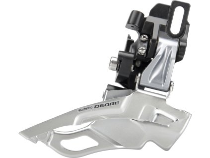 SHIMANO přesmykač DEORE FD-M611 MTB pro 3x10 obj 31,8 Down-swing dual pull 40/42z stř