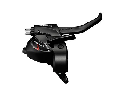 SHIMANO řad/brzd. páka TOURNEY ST-EF41 MTB/trek pro V-brzdy levá 3 rychl 2 prstá černá