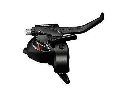 SHIMANO řad/brzd. páka TOURNEY ST-EF41 MTB/trek pro V-brzdy pravá 6 rychl 2 prstá černá