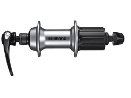 SHIMANO nába zadní TIAGRA FH-RS400 pro ráfkovou brzdu 10/11 rychl 28 děr RU: 168 mm stříbrná