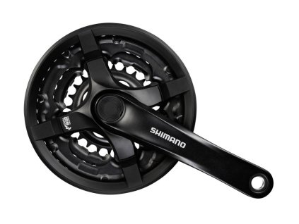 SHIMANO kliky TOURNEY FC-TY501 4hran 3x6/7/8 175 mm 42x34x24z s krytem černé