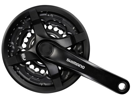 SHIMANO kliky TOURNEY FC-TY501 4hran 3x6/7/8 170mm 42x34x24z s krytem černé
