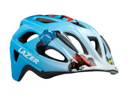 LAZER přilba P'nut CE/ modrá racer boy + net