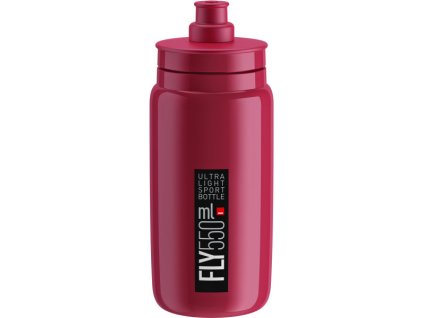 ELITE láhev FLY 21' amarantová/černé logo, 550 ml