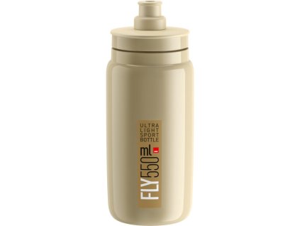 ELITE láhev FLY 21' béžová/hnědé logo, 550 ml