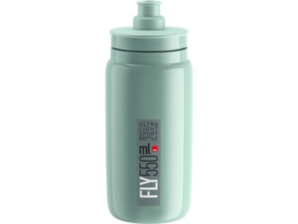 ELITE láhev FLY 21' zelená/šedé logo, 550 ml