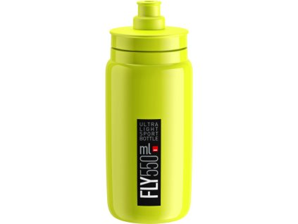 ELITE láhev FLY 21' žlutá fluo/černé logo, 550 ml