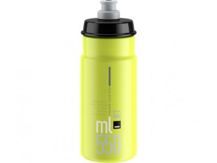 ELITE láhev JET 21' žlutá fluo/černé logo, 550 ml