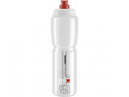ELITE láhev JET 21' čirá/červené logo, 950 ml