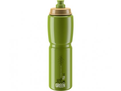 ELITE láhev JET GREEN 21' bílé logo 950 ml