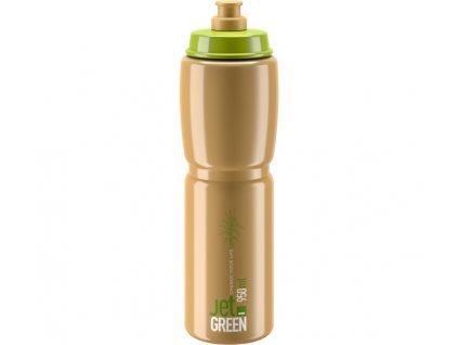 ELITE láhev JET GREEN 21' hnědá/bílé logo 950 ml