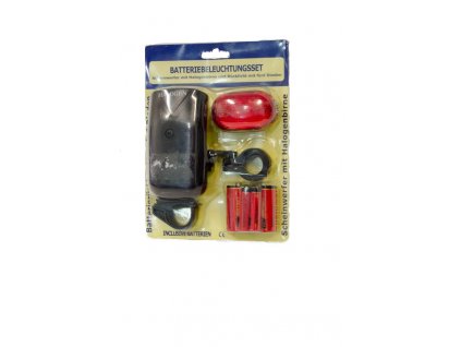 LONGUS set světel přední halogen + zadní 3DIODY