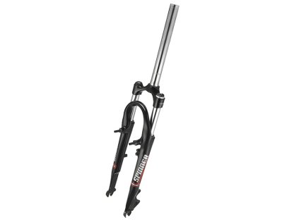 SPINNER 28'' odpružená vidlice ODESA 700C 28", zdvih 63 mm, DISC + V, 1-1/8'', černá + sleva na další nákup